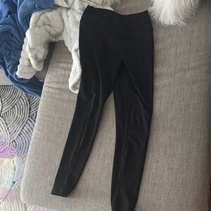 Joah Brown Black Leggings with Streamlined Silhouette